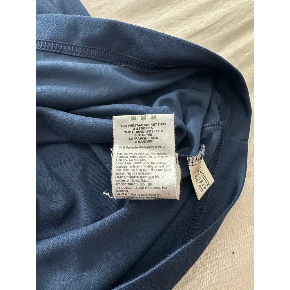 Adidas ClimaLite Short Sleeve Performance Trainer Shirt sz Large